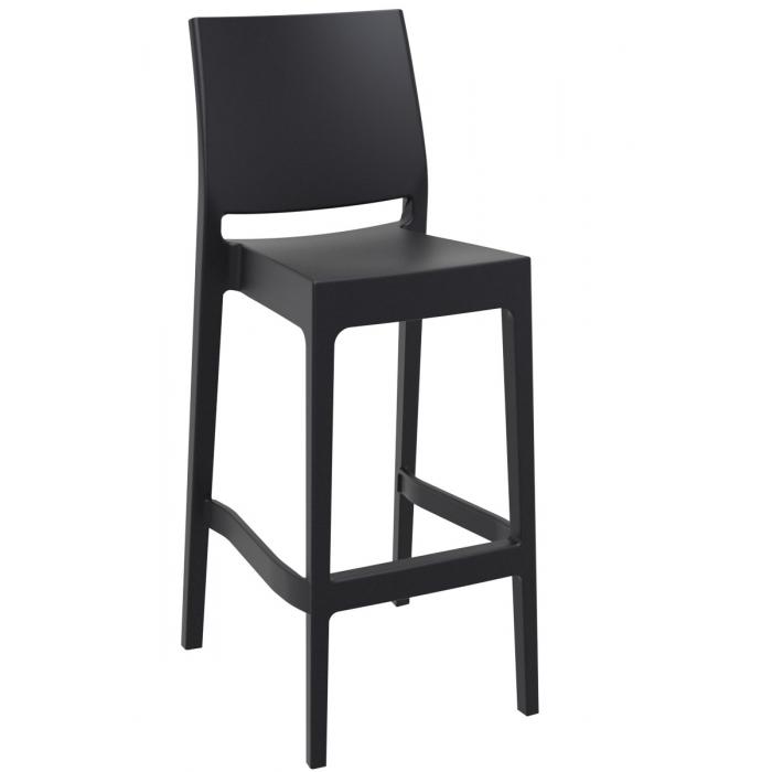 2er Set Barhocker HLO-CP39 ~ schwarz