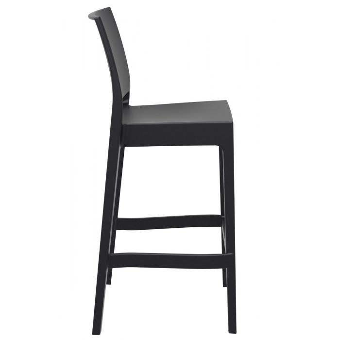 2er Set Barhocker HLO-CP39 ~ schwarz