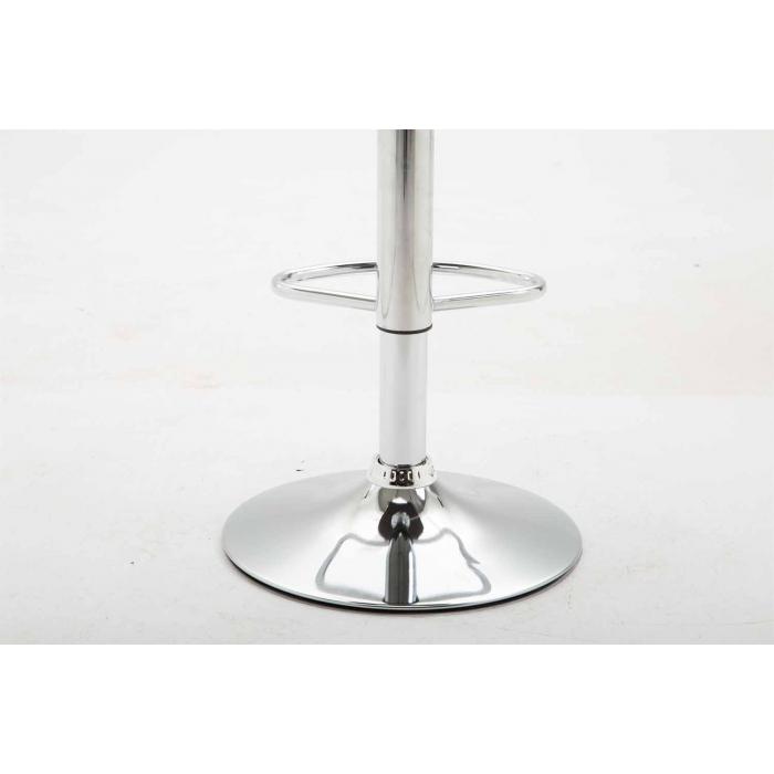 2er Set Barhocker HLO-CP27 V2 Chrom ~ rot
