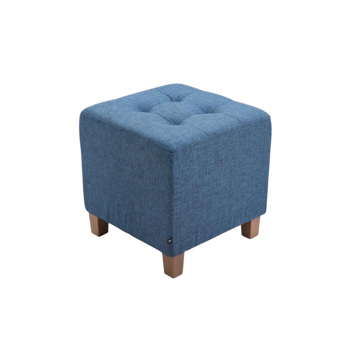 Sitzhocker HLO-CP77 antik-hell ~ blau