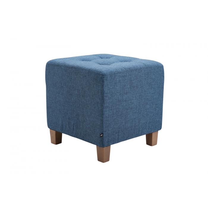 Sitzhocker HLO-CP77 antik-hell ~ blau