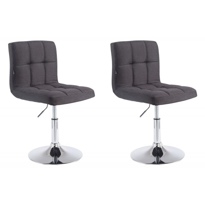 2er Set Lounger HLO-CP53 V2 Stoff ~ schwarz