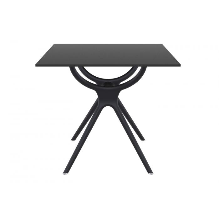 Tisch HLO-CP94 80 cm ~ schwarz