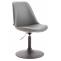 Stuhl HLO-CP27 B Kunstleder ~ grau