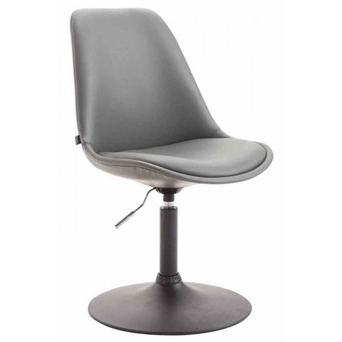 Stuhl HLO-CP27 B Kunstleder ~ grau