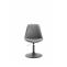 Stuhl HLO-CP27 B Kunstleder ~ grau