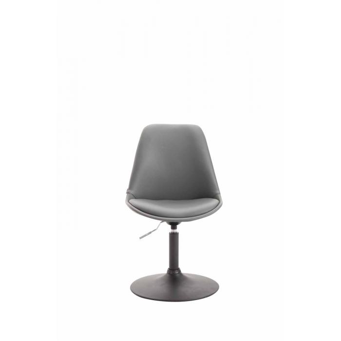 Stuhl HLO-CP27 B Kunstleder ~ grau
