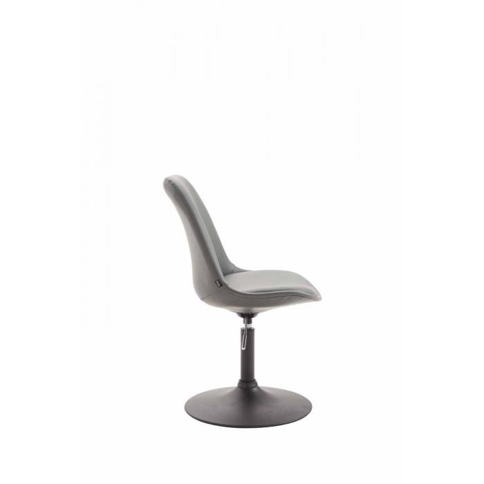 Stuhl HLO-CP27 B Kunstleder ~ grau