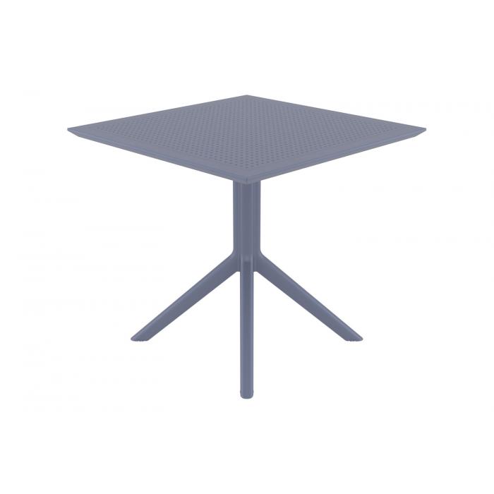Tisch HLO-CP20 80 cm ~ dunkelgrau