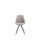 Besucherstuhl HLO-CP8 Stoff Square grau ~ grau
