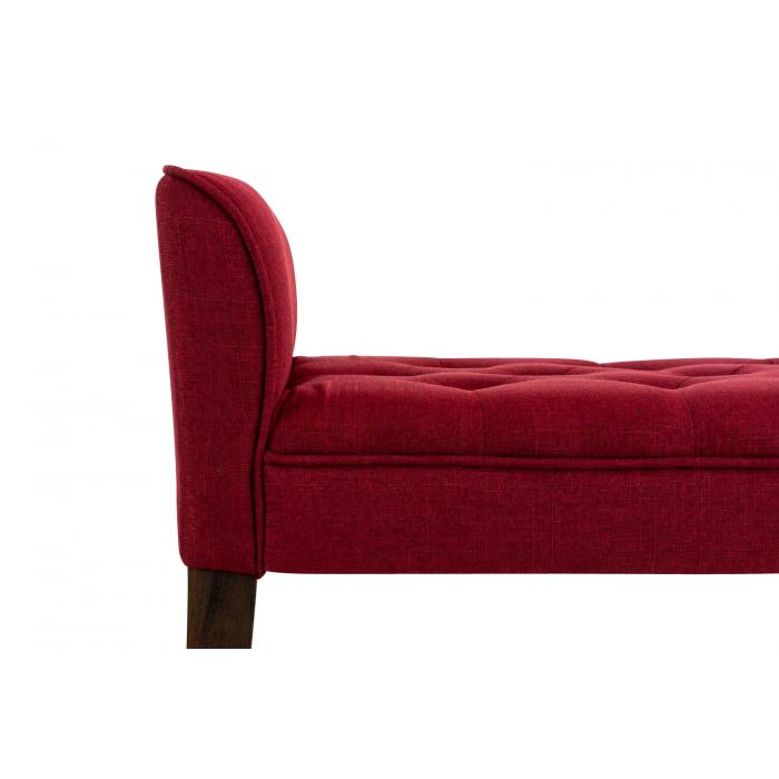 Chaiselongue HLO-CP11 antik-dunkel ~ rot