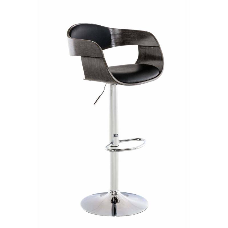 Barhocker HLO-CP235 ~ schwarz/grau