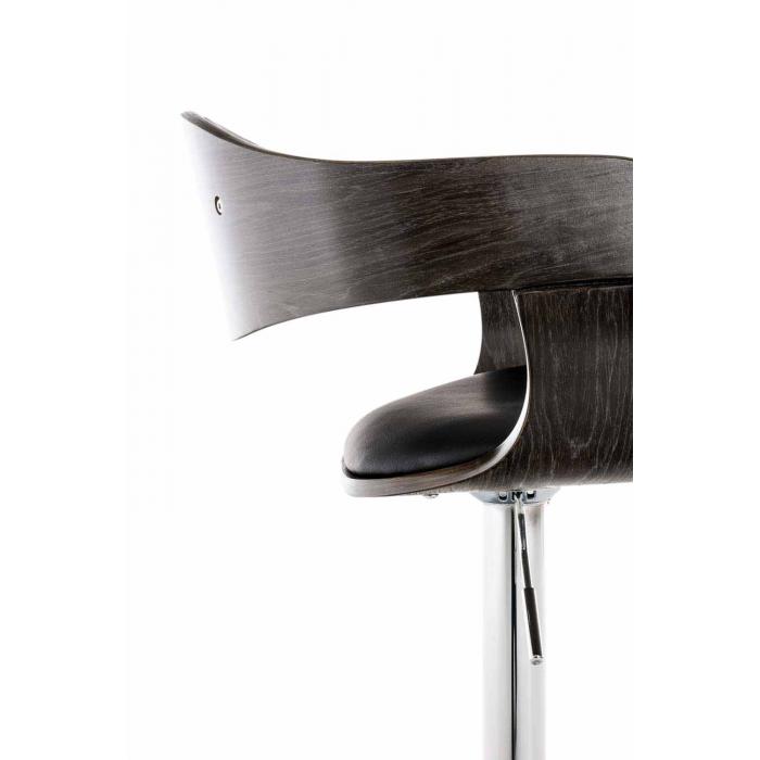 Barhocker HLO-CP235 ~ schwarz/grau
