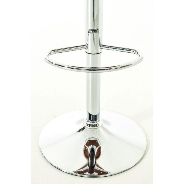 2er Set Barhocker HLO-CP235 Kunstleder ~ natura/wei