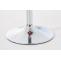 2er Set Barhocker HLO-CP20 Kunststoff chrom ~ rot