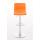 2er Set Barhocker HLO-CP20 Kunststoff chrom ~ orange