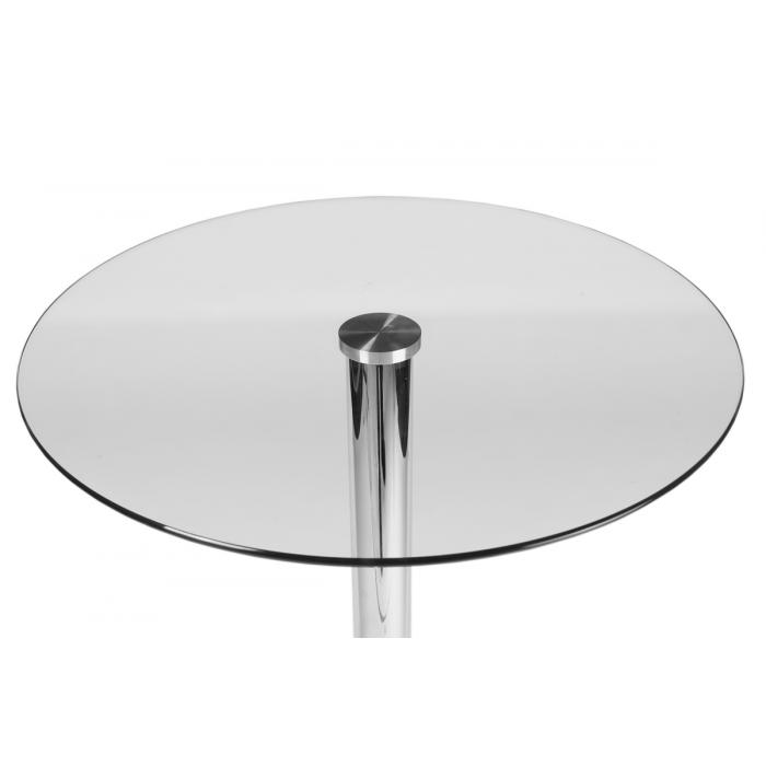 Glastisch Bistro Stehtisch 105, Basis aus Metall