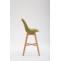 2er Set Barhocker HLO-CP12 Stoff natura ~ grn
