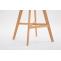 2er Set Barhocker HLO-CP12 Stoff natura ~ grn