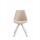 Besucherstuhl HLO-CP8 Stoff Square wei ~ creme