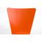 4er-Set Besucherstuhl CP613, Konferenzstuhl, Stapelstuhl, Holz ~ orange