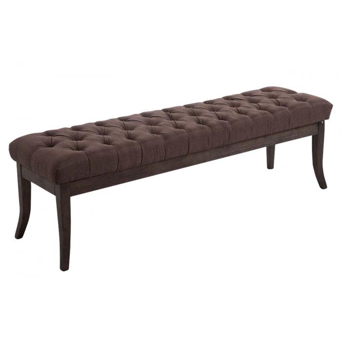 Sitzbank HLO-CP1 Stoff antik-dunkel 150 ~ braun