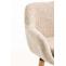 2er Set Barhocker HLO-CP19 Stoff ~ creme