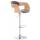Barhocker HLO-CP235 Stoff ~ natura/hellgrau