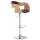 Barhocker HLO-CP235 Stoff ~ natura/dunkelgrau