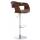 Barhocker HLO-CP235 Stoff ~ walnuss/braun