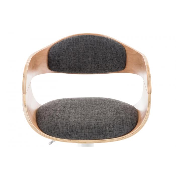 Barhocker HLO-CP235 Stoff ~ natura/hellgrau