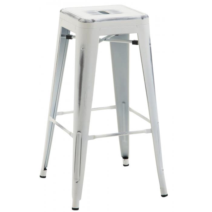Barhocker HLO-CP21 V2 ~ antik wei