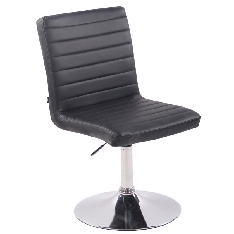 Stuhl HLO-CP57 Kunstleder ~ schwarz