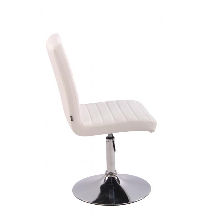 Stuhl HLO-CP57 Kunstleder ~ wei