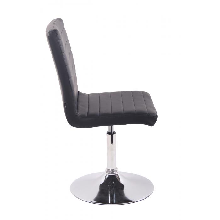 Stuhl HLO-CP57 Kunstleder ~ schwarz