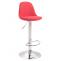 Barhocker HLO-CP24 Stoff ~ rot