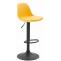Barhocker HLO-CP24 Kunstleder schwarz ~ gelb