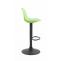 Barhocker HLO-CP24 Kunstleder schwarz ~ grn