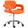Arbeitshocker HLO-CP103 Kunstleder ~ orange