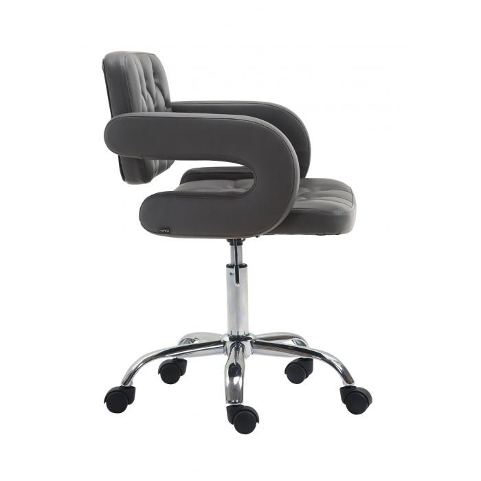 Arbeitshocker HLO-CP103 Kunstleder ~ braun