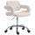 Arbeitshocker HLO-CP103 Stoff ~ beige
