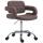 Arbeitshocker HLO-CP103 Stoff ~ braun