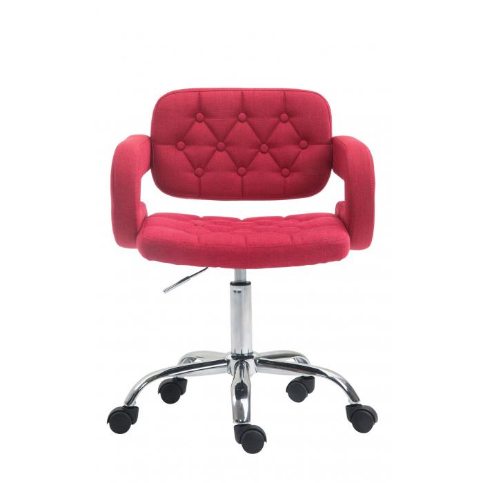 Arbeitshocker HLO-CP103 Stoff ~ rot