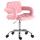 Arbeitshocker HLO-CP103 Kunstleder ~ pink