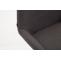 2er Set Barhocker HLO-CP8 Stoff schwarz ~ dunkelgrau