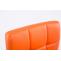 2er Set Lounger HLO-CP53 V2 Kunstleder ~ orange