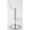 2er Set Barhocker HLO-CP27 V2 Chrom ~ creme