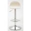 2er Set Barhocker HLO-CP27 V2 Chrom ~ creme