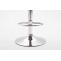 2er Set Barhocker HLO-CP24 Vollgepolstert Kunstleder chrom ~ grau