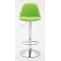 2er Set Barhocker HLO-CP24 Vollgepolstert Kunstleder chrom ~ grn